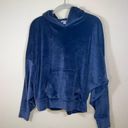 American Eagle  Velvet Hoodie Drop Shoulder Oversize Size Small Photo 1