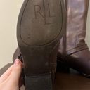 Ralph Lauren Dark Brown Leather Riding Boots Photo 2