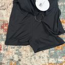 Princess Polly  black mini skort with silver rings Photo 2