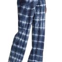 Sundry New  Tie Dye Straight Leg Lounge Pockets Sweatpants Blue 2 Photo 0