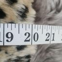 Donna Salter's Fabulous Furs Hooded Leopard Print Faux Fur Jacket Size Small Photo 8