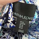 Cynthia Rowley  White Blue Print Sun Dress Photo 9