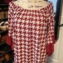 Boutique Houndstooth Pattern Off The Shoulder Mini  Photo 0