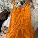 Urban Outfitters Orange Babydoll Dress Photo 0