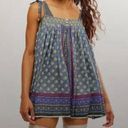 Free People NWT  Intimately Rule The World Romper / Deep Blue Combo Photo 0