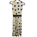 Est. 1946 Cato  Womens Size Sm White Dress Sleeveless Polka Dot Photo 1