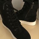 JSlides J/Slides women black suede Torrie platform sneaker boots US 9.5 Photo 6