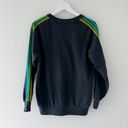 Aviator Nation  Rainbow 4 Stripe Gray Pullover S Photo 1