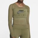 Nike  Air Green Mesh Bodysuit Top Shirt Photo 2