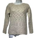 J.Jill  wool alpaca beige pullover knit sweater Size S Photo 0