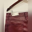 Maurice's NWT  High Rise Slim Straight Ankle Pants Size 12 Red/brown color Photo 7