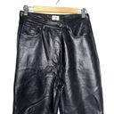 Wilfred  Aritzia Melina Vegan Faux Leather High Waisted Pants Women's Size 10 Photo 2