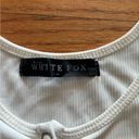 White Fox Boutique White fox white tank top Photo 1