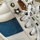 Jimmy Choo NIB  Mailibu Mix White Leather Lace-Up Sneaker Sz 8 Photo 6