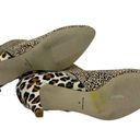 The Moon Matisse Walkin Boots Beige Cowhair Leopard Print Heeled Size 8 Photo 7