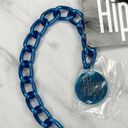 Hipp Blue Simple Basic Metal Chain Link Belt Size Large L Photo 12