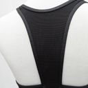 Athleta  Black Mesh Sports Bra Size Medium Photo 4