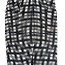 Dalia Collection  Black White Caged Print Tweed Wool Blend Pencil Skirt Size 4 Sm Photo 1