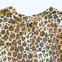 Caslon  Cozy Animal Print Leopard Sweatshirt M Photo 5