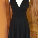 Soprano NWT  Black Plunging Sexy Fit & Flare Dress Photo 6