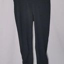 Gaiam  Om Crop Leggings Ruched Black Cropped XS Yoga Workout Athletic Photo 0