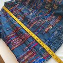 Chico's Chico’s denim shacket patchwork look button down long sleeve 100% cotton Sz 3 XL Photo 2