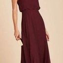 Birdy Grey  Gwennie Bridesmaid Dress in Chiffon Cabernet Size Large NWT Photo 0