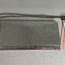 AQUA Silver Clutch w/Removable Crossbody Strap Photo 0