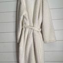 Barefoot Dreams  Cozy Chic Unisex Adult Sz 2 Cream Off White Belted Robe Pockets Photo 9