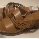 Italian Shoemakers Contesa Women's Shoe Size 9M NWT Brown Wedge Heels Sandals Slides Made In Italy Photo 0