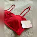 ANDIE NWT  Swim Rio Bikini Top, Cherry Red, Size M Photo 4