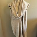 Brochu Walker  Oatmeal Sweater Wrap Knit Vest Size S Photo 2