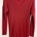 White House | Black Market WHBM Dark Wine Red Long sleeve Sweater Dress Size XS Photo 5