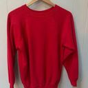 Hanes Sport Red Crewneck Sweatshirt Large Photo 0