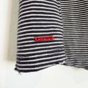 n:philanthropy  V-Neck Short Sleeve Striped Knot Distressed T-Shirt Mini Dress XS Photo 8