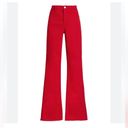 Alice + Olivia  Gorgeous Coin Pocket Jean Perfect
Ruby Red Flared High Waist 25 Photo 11