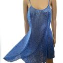Petra Fashions  Vintage 90s Blue Sheer Cottagecore Boho Lingerie Mini Slip Dress Photo 0