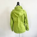 ZeroXposur Women’s Lime Green Long Sleeve Removable Hood Full Zip Jacket Small Photo 2