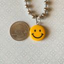 Handmade smiley funky kawaii y2k grunge style big ball chain necklace💛 Photo 3