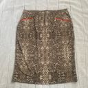 Alfani  snake skin pencil skirt with zipper embellishments. Photo 8