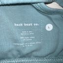 Krass&co BACK BEAT . NWT Organic Cotton Sports Bra Top Size Large Photo 4