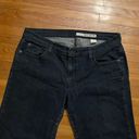 DKNY Jeans Dark Blue Mid Rise Boyfriend Cut Cotton Jeans, size 10 Photo 6