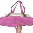 The Sak  White Green Pink Shoulder Tote Bag Photo 2