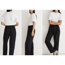 Madewell  | NWT | Pleated Tapered-Leg Pants in Easygoing Crepe | Black | Sz 2 Photo 1