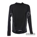 Second Skin  Black Gray Compression Running Athletic Pull Over Top Size M Photo 1