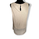 Chico's  Womens Tank Top Size 2 Large 12 Ecru Beige Linen Blend Sleeveless Photo 54