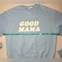 Good American  Good Mama blue sweatshirt Photo 3