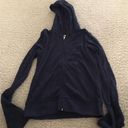 Juicy Couture Navy blue zip up jacket never worn with text Photo 0