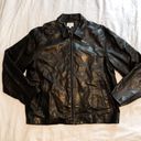 Cutter and Buck Vintage Black Leather Jacket Photo 0