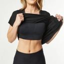 Flawless Shebird The  Shirt Sleeve Scoop Neck Tee with Built-in Bra Photo 2